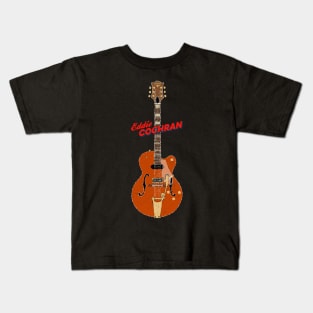 Eddie Cochran Electric Guitar Kids T-Shirt